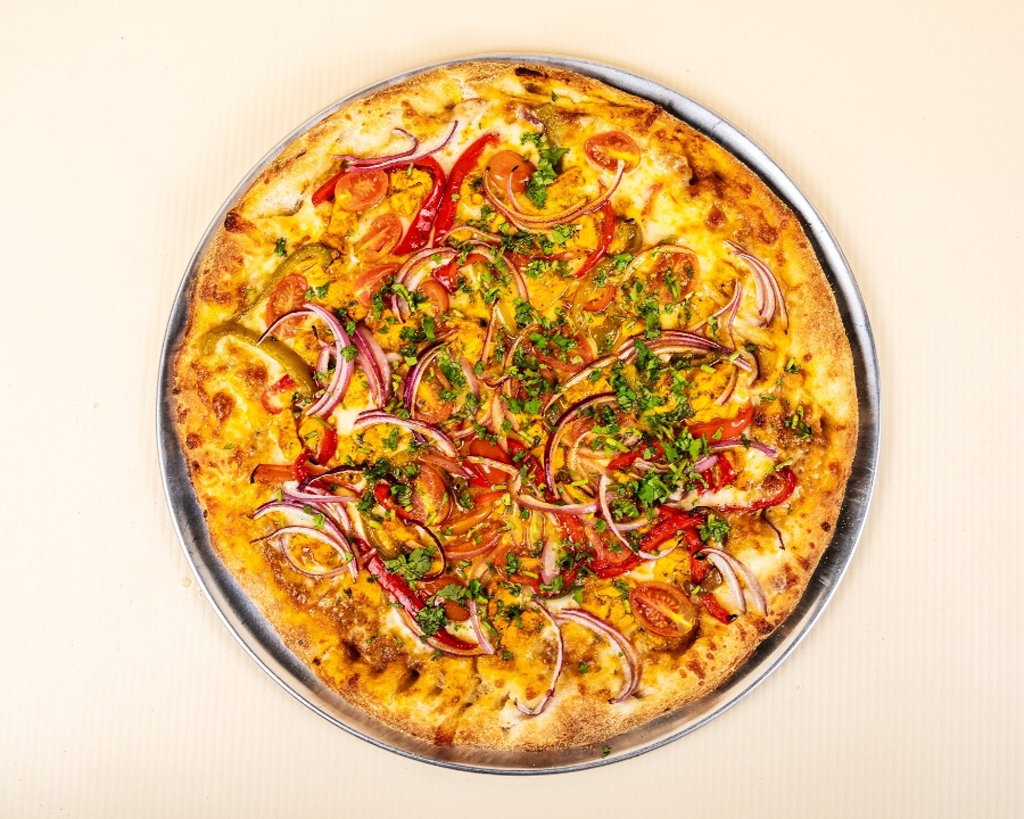 M Butter Chicken Pizza
