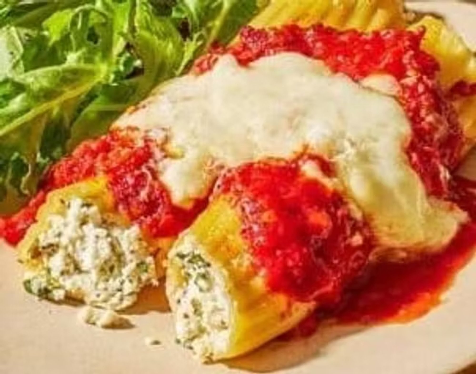 Chicken Manicotti Florentine