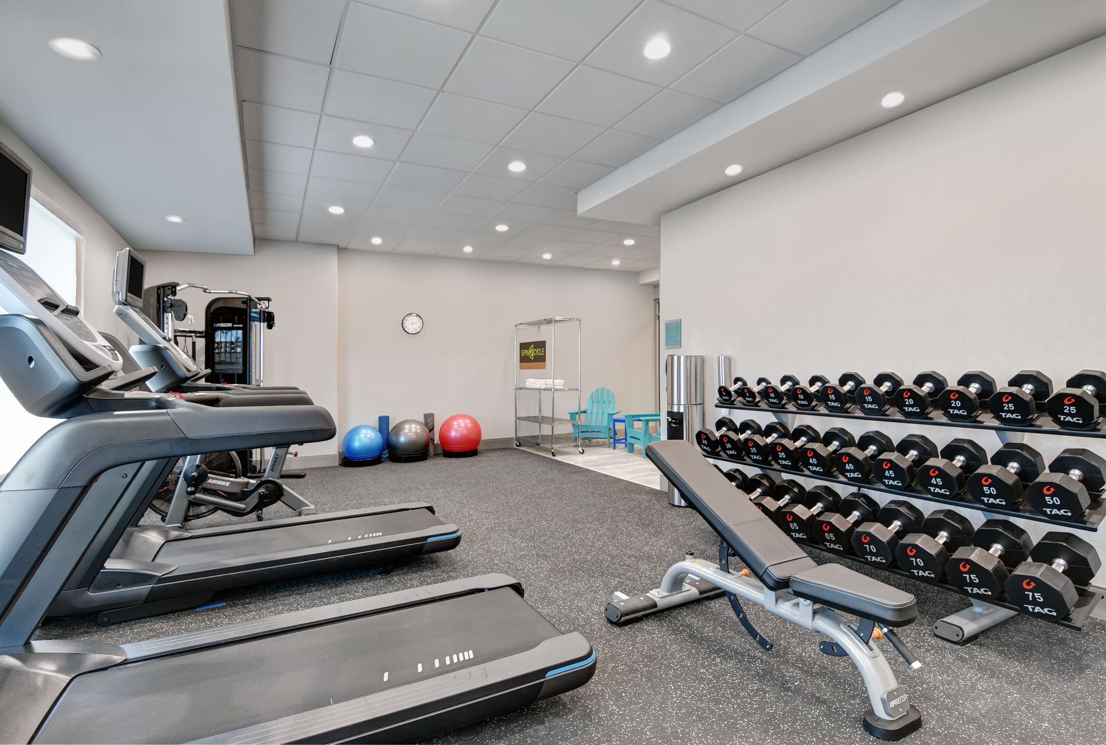 Health club  fitness center  gym