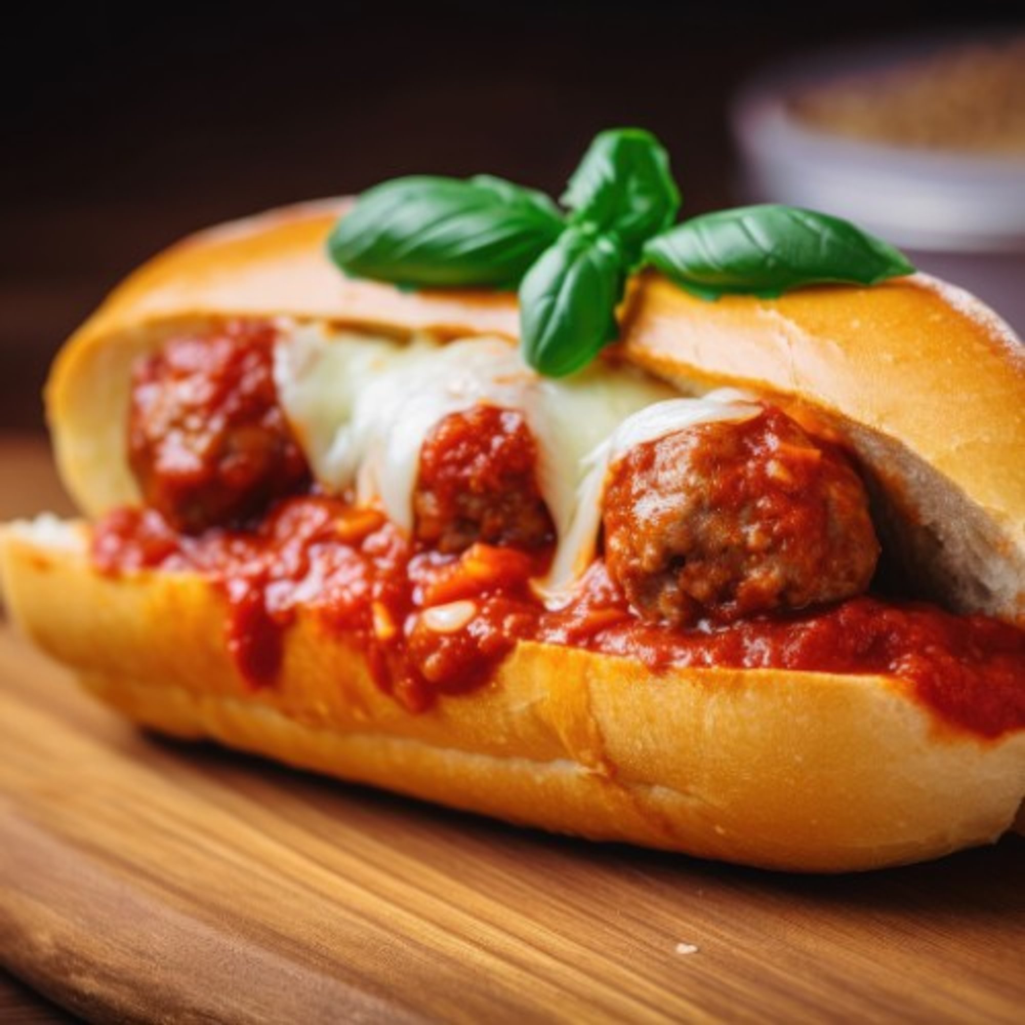 Meatball Parmigiana Hot Sub