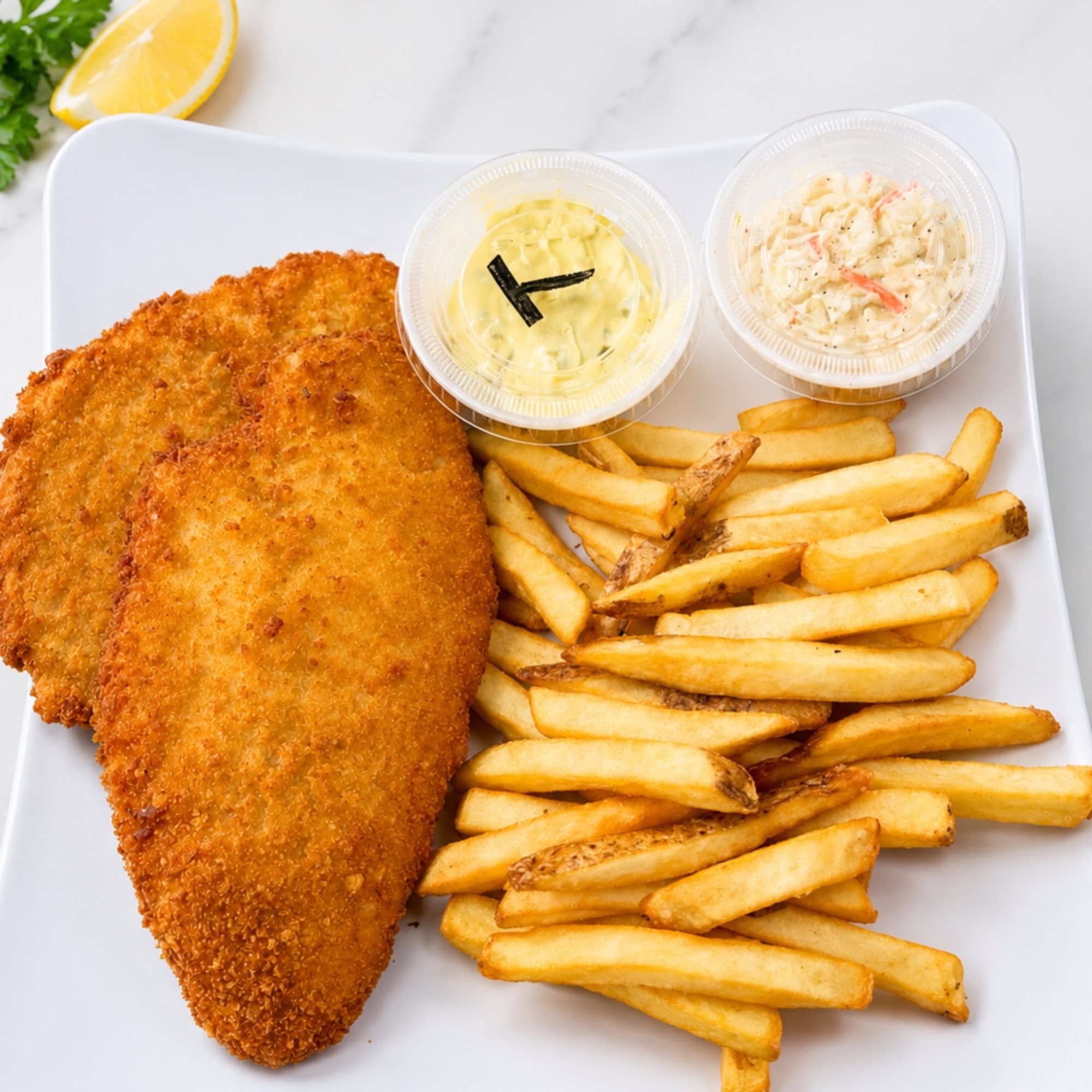 Fried Flounder Platter