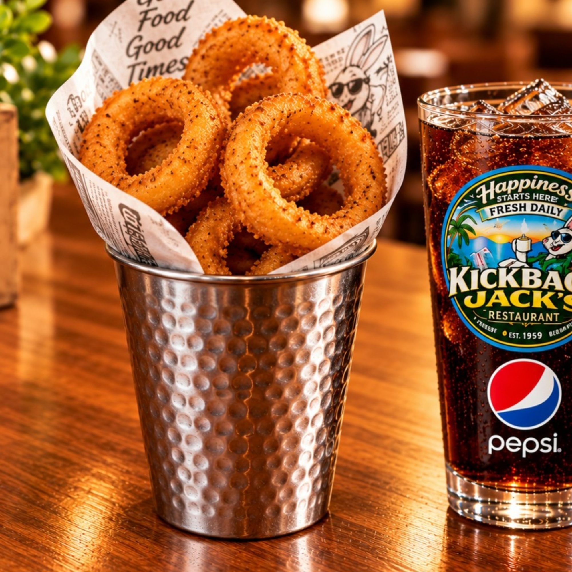 Golden Brown Onion Rings