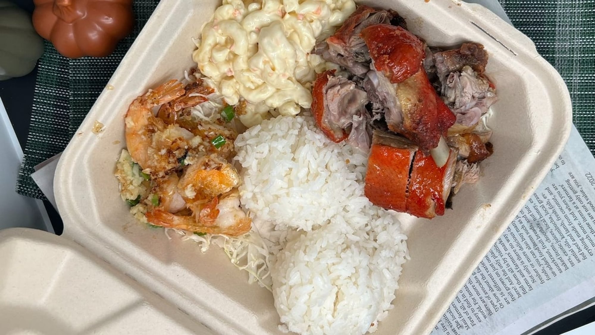 Roast Duck/Garlic Shrimp