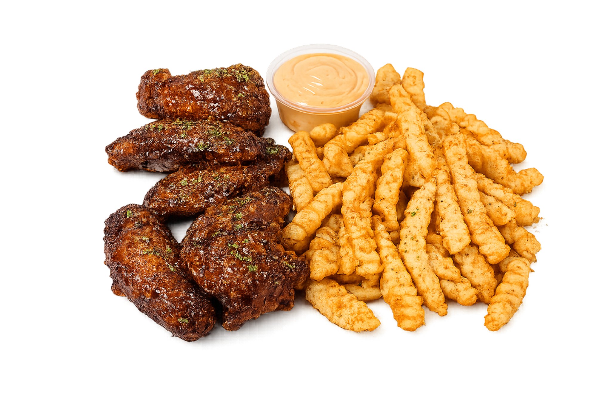 Mu's #5 - 5 Wings W/ Fries