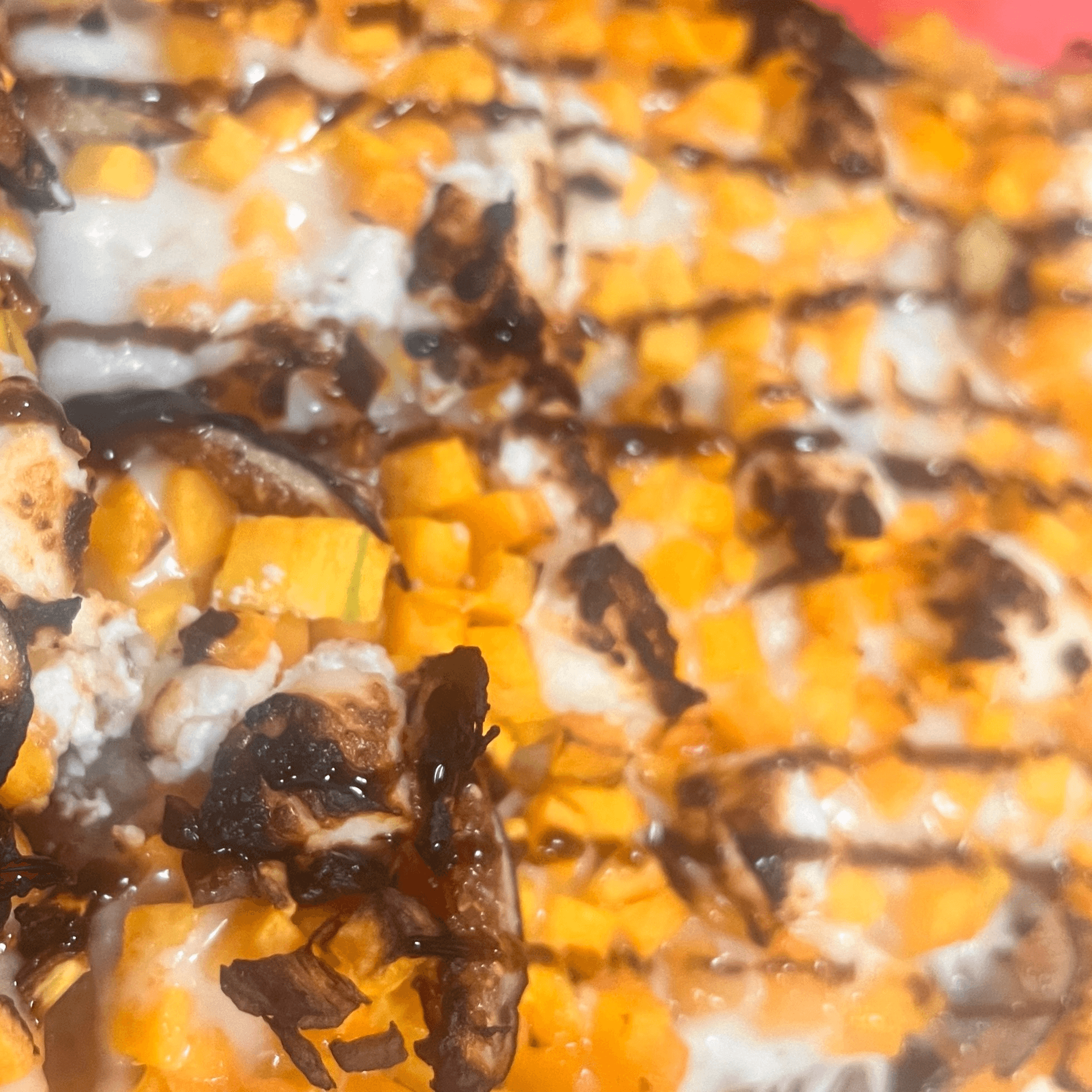 Butternut squash and goat cheese, Sicilian Style Pizza