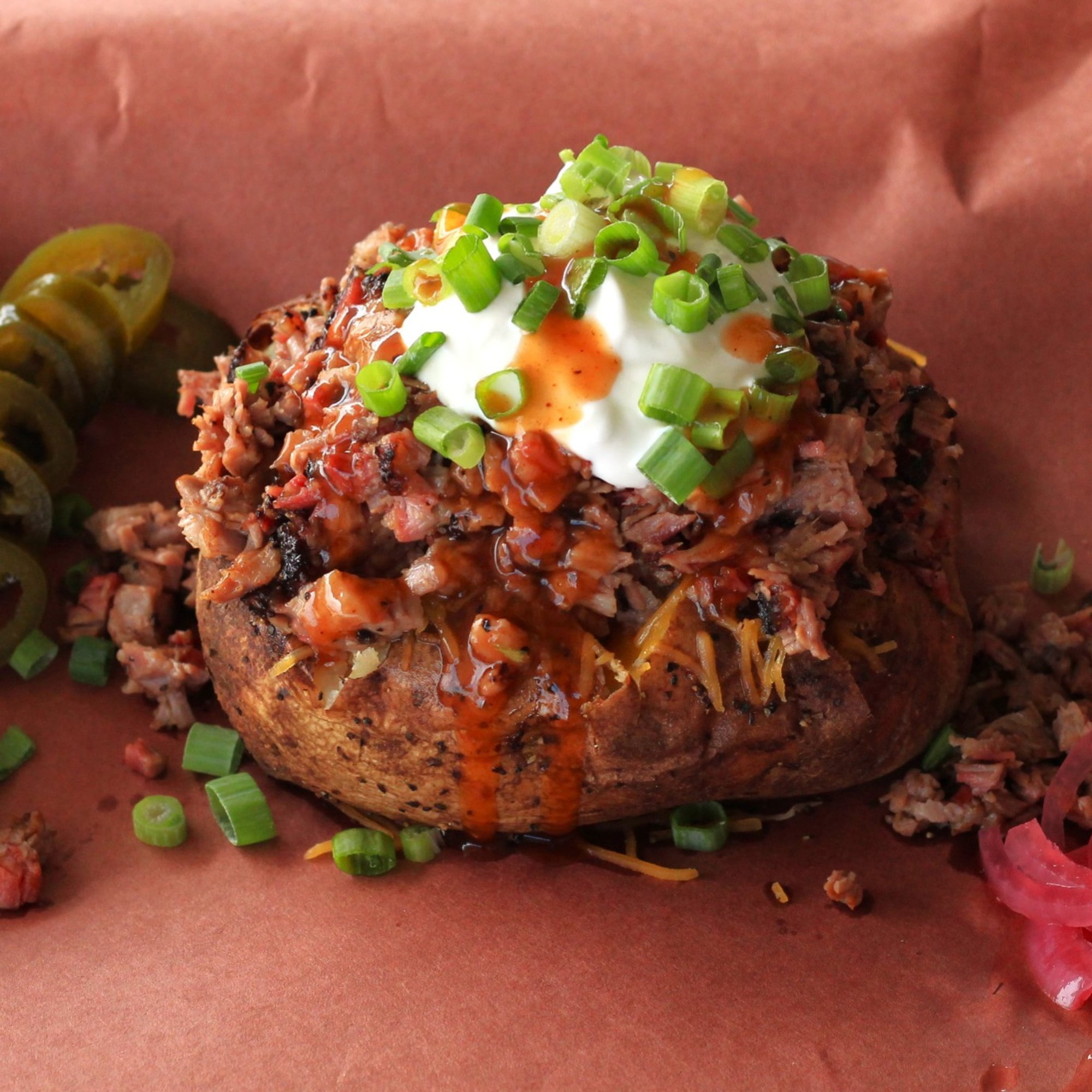 BBQ Stuffed Potato