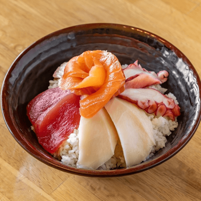 Chirashi (10 Pieces Chef's Choice)