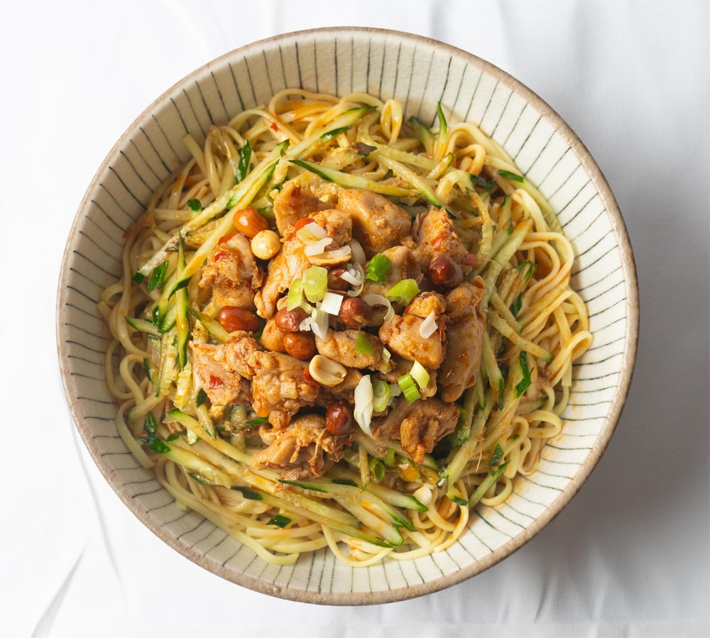 Spicy Chicken Cold Noodle / 辣鸡凉面
