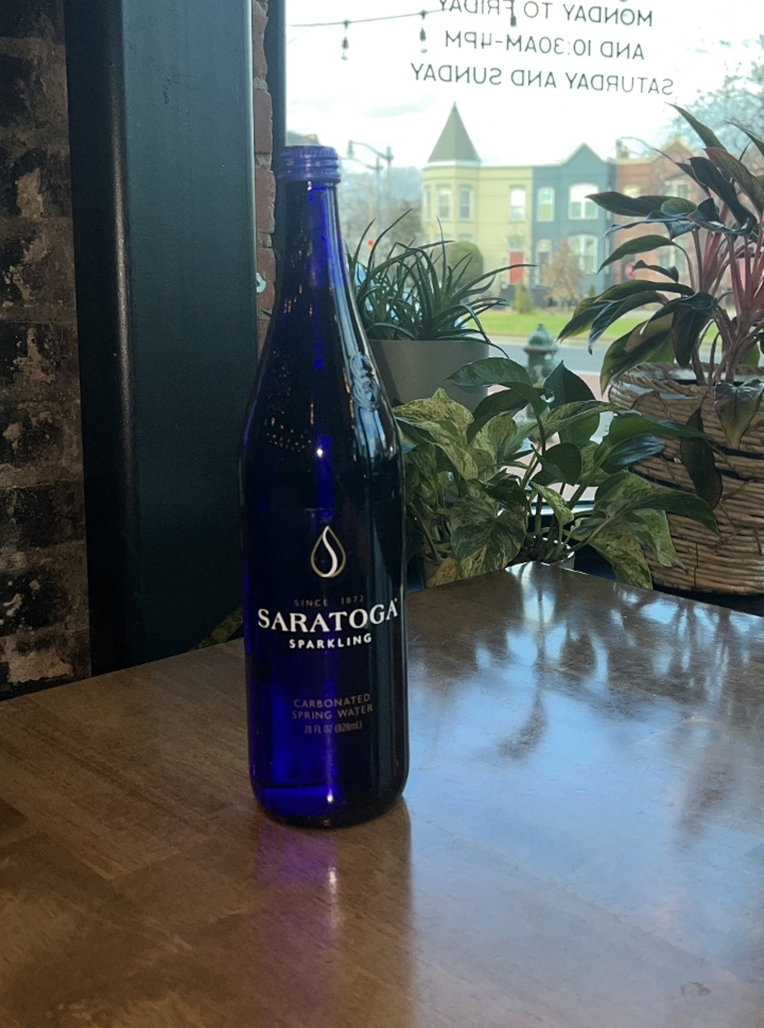 Saratoga Sparkling Water 750mL