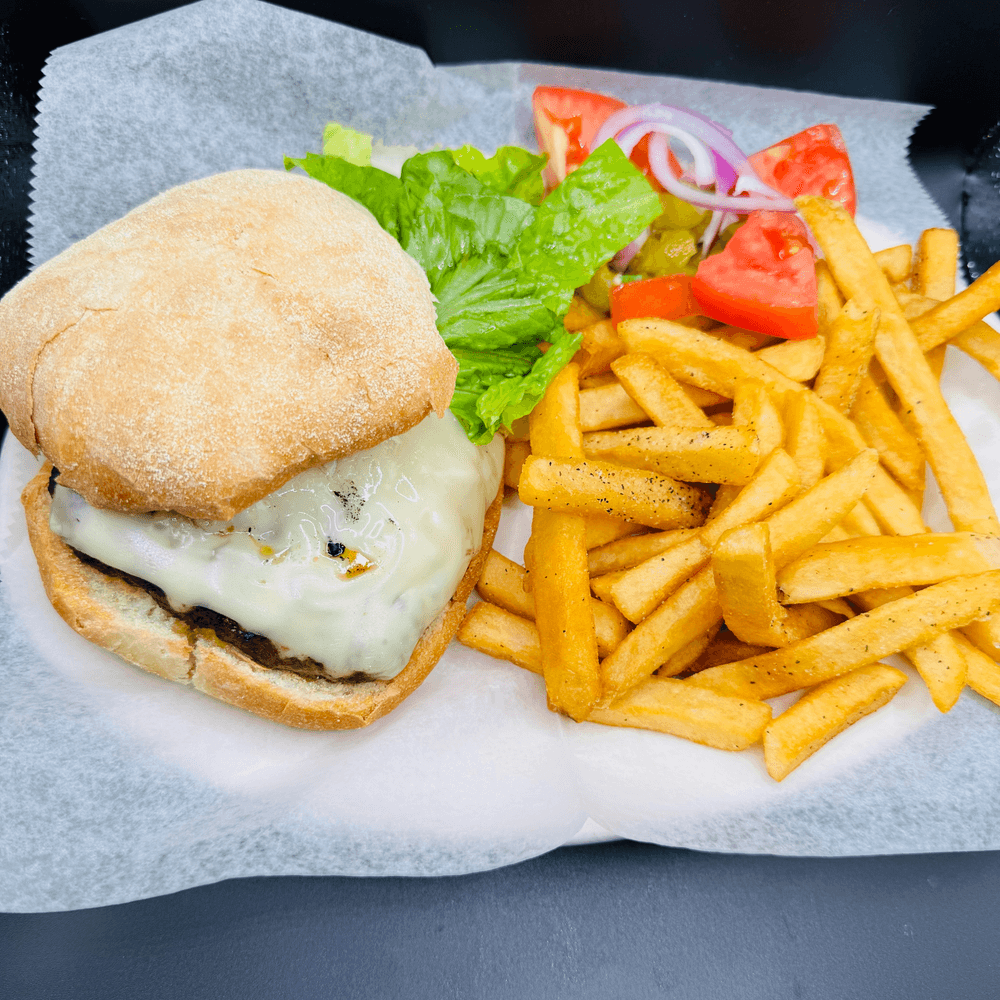 Lamb Cheese Burger