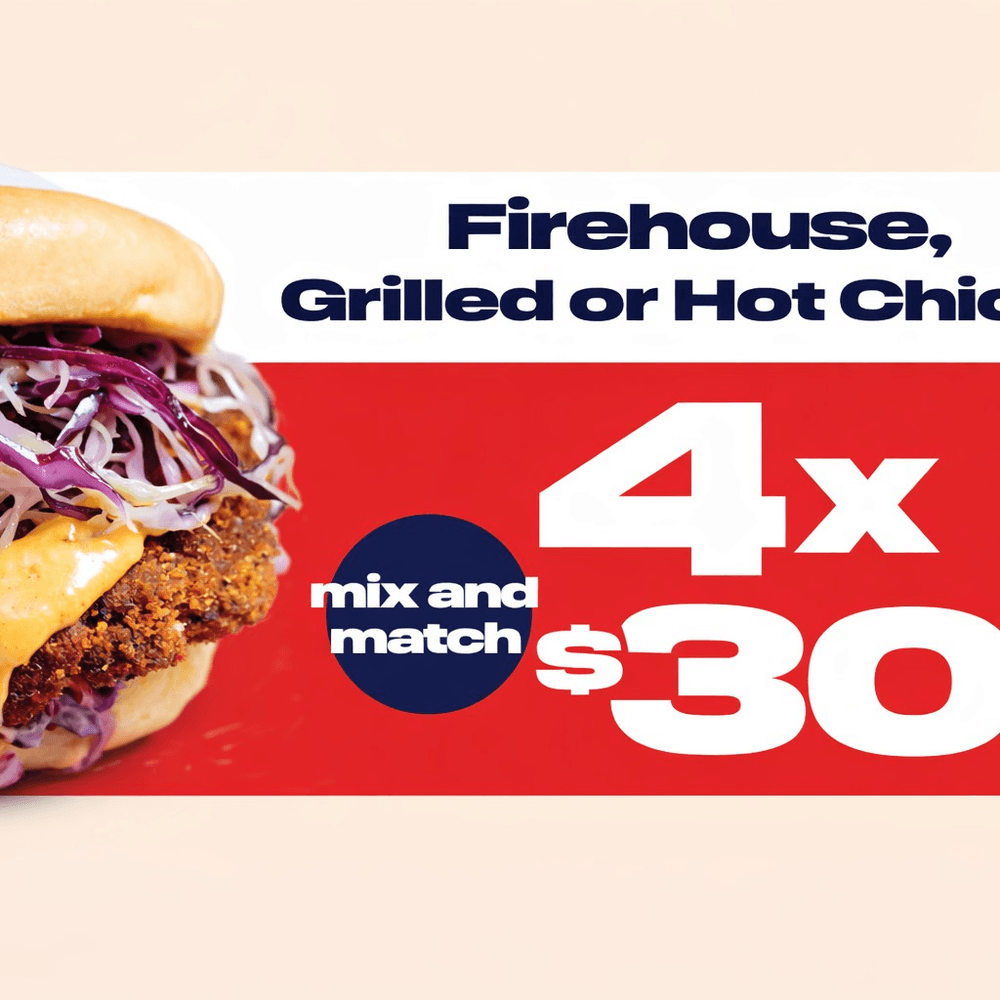 Pack of 4: Fire House