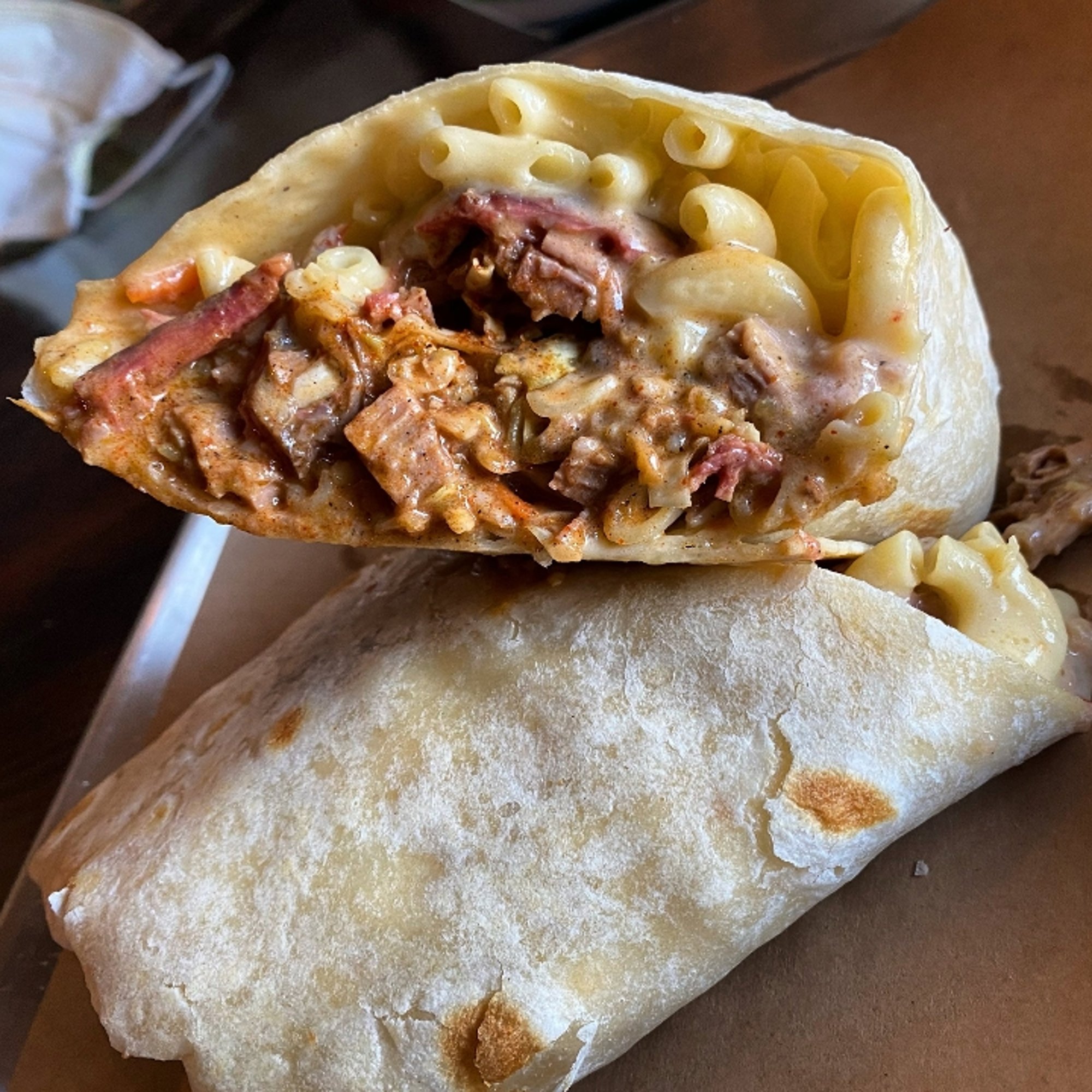 Hatch Mac Burrito