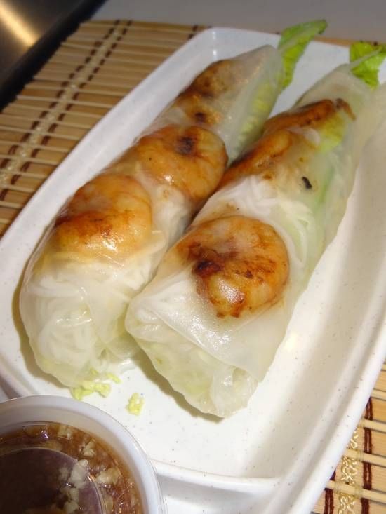 213 Grilled Beef Spring Rolls
