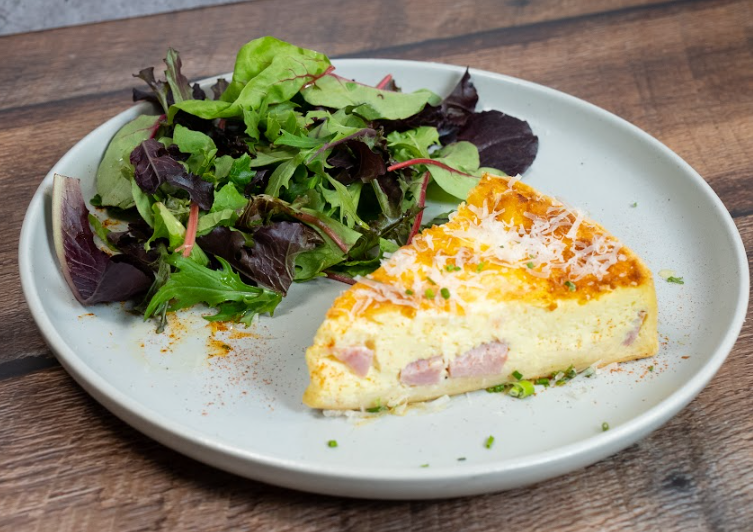 Ham & Burrata Quiche