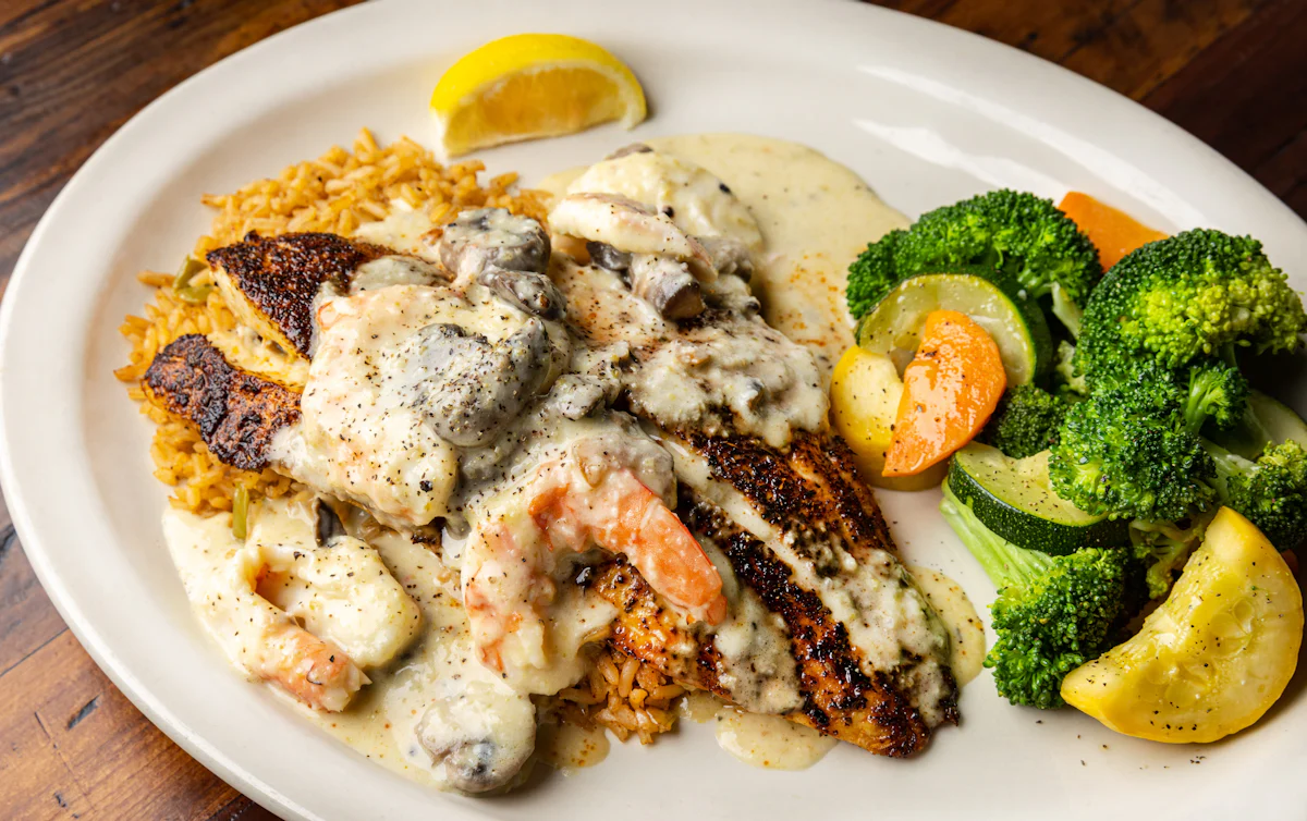 Redfish Pontchartrain Blackened