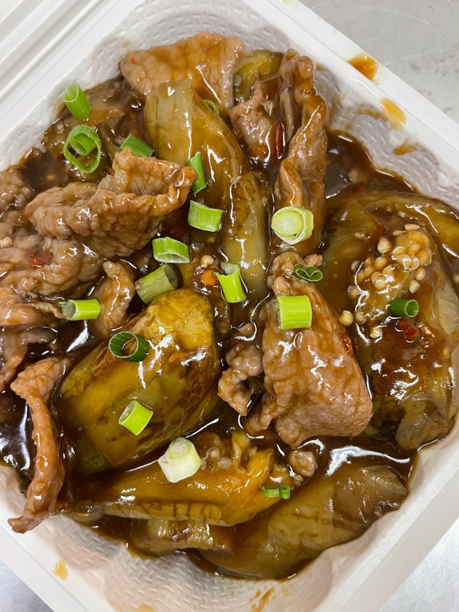 茄子猪/牛 94.Eggplant Pork /Beef