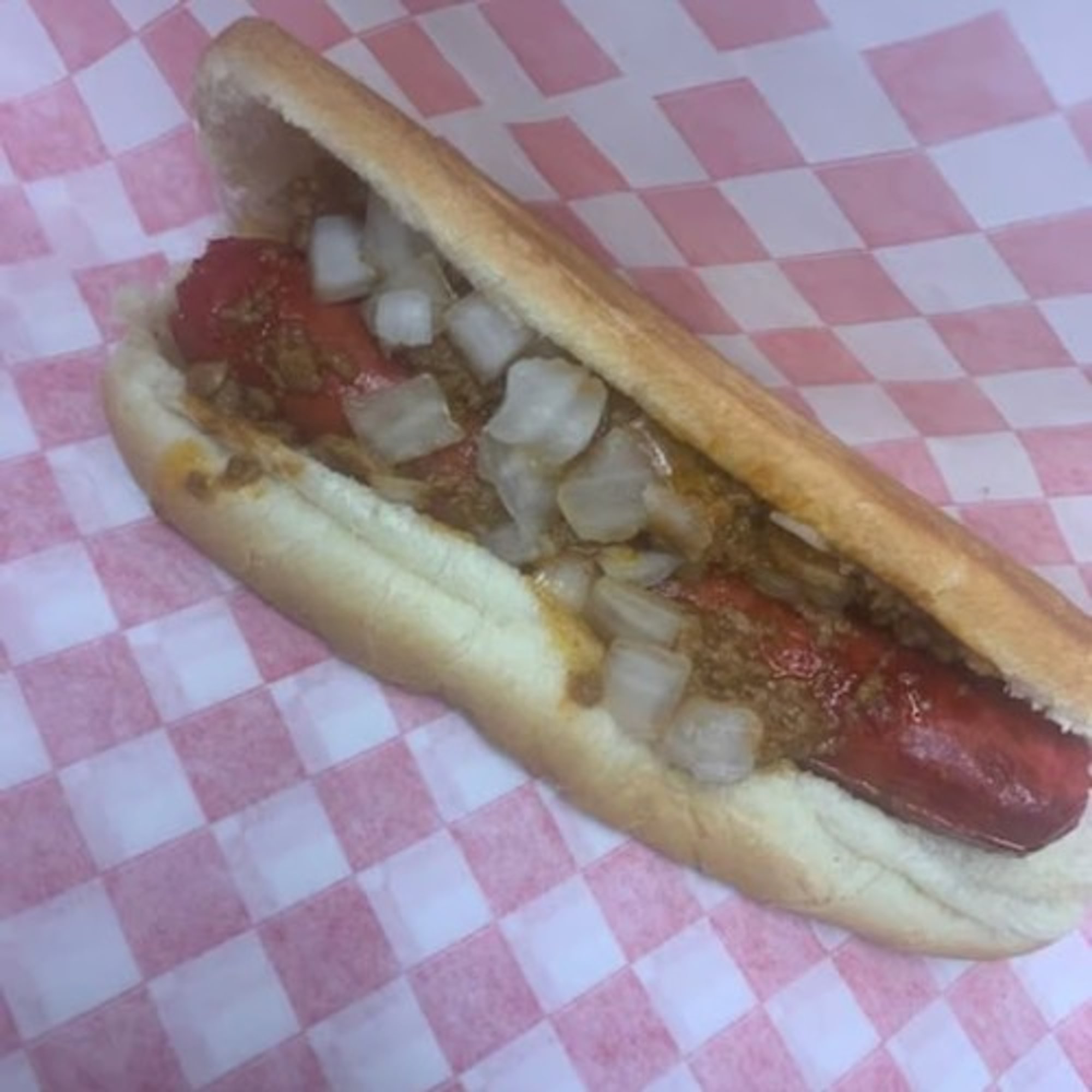 Classic Red Hot Dog Sandwich