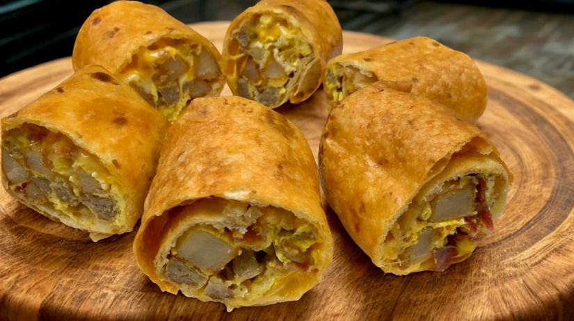 Breakfast Chimichangas