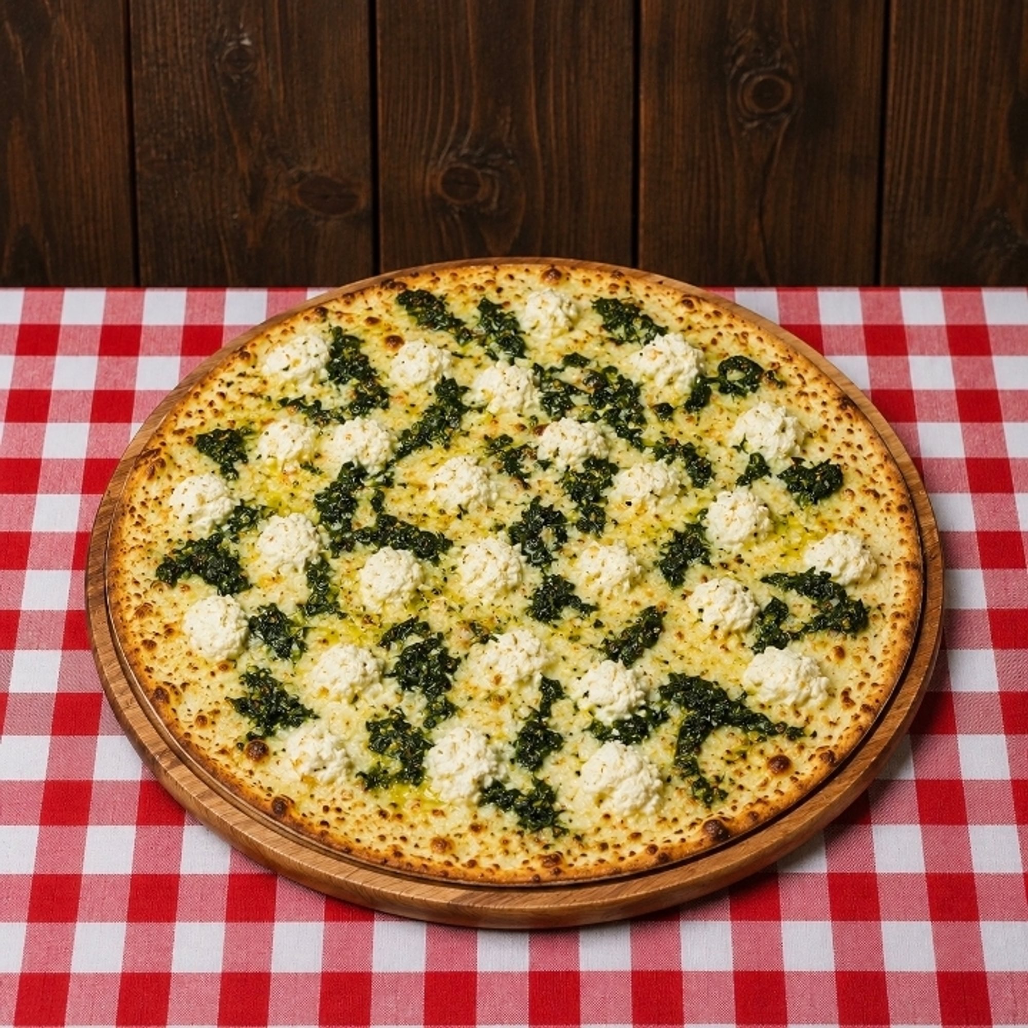 Lg Bianca Thin Crust Pizza 14 (Italian Style)