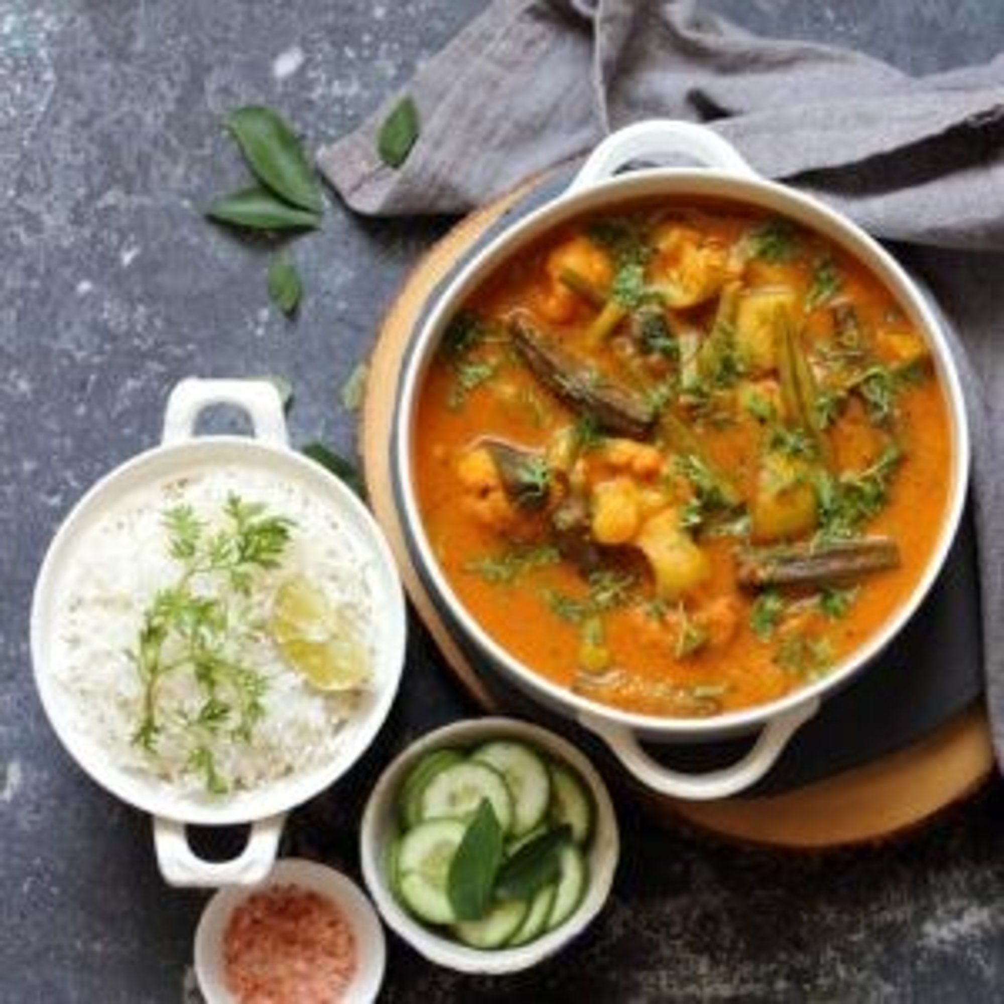 Kadai Vegetable Curry