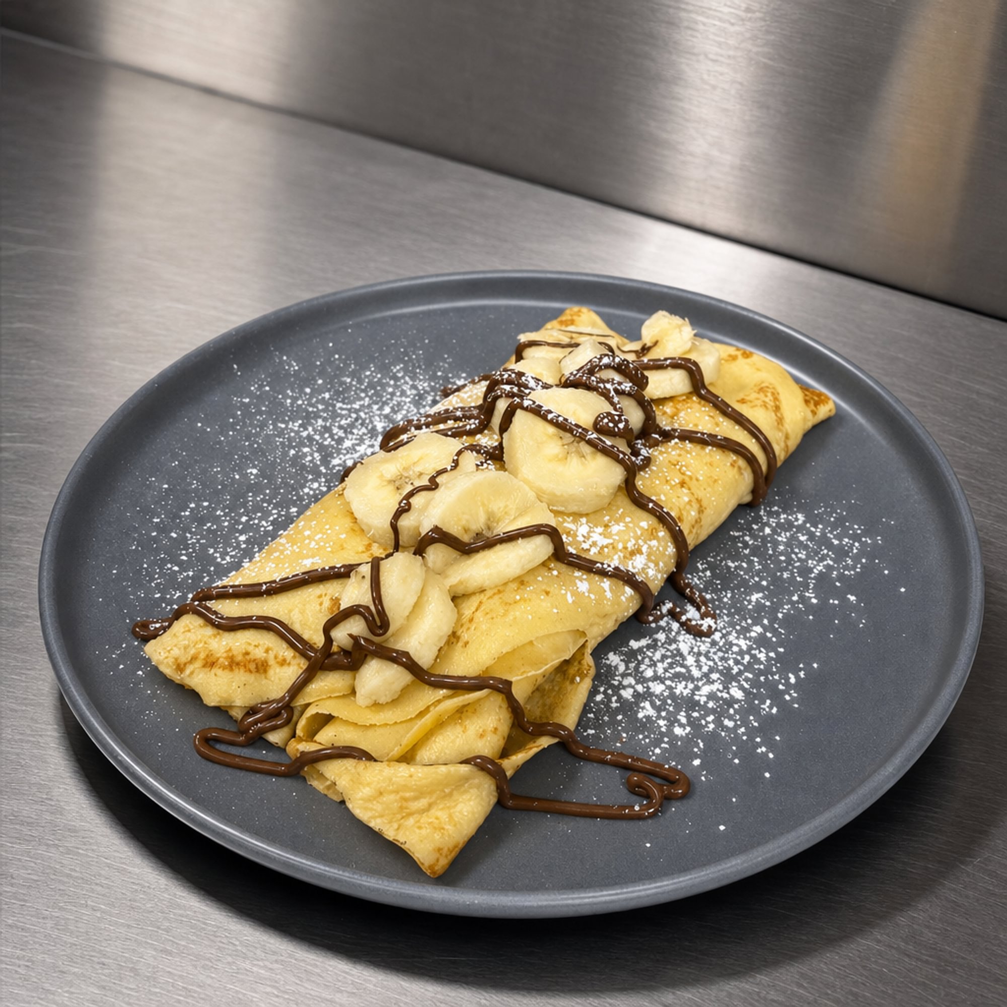 Banana & Nutella Crepes (2pc)