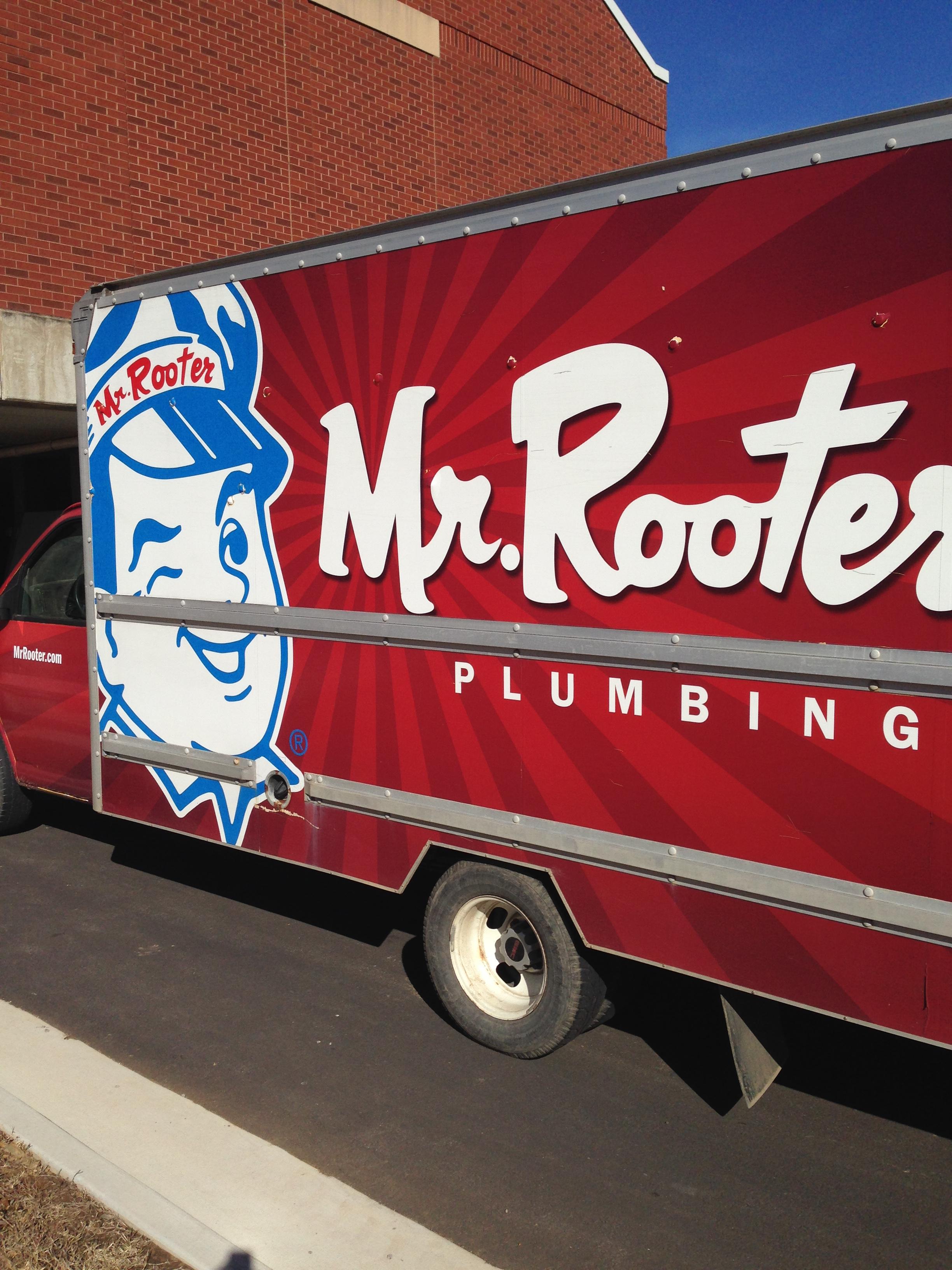 Our plumbing trucks and vans are clearly marked with the Mr. Rooter logo for your safety.