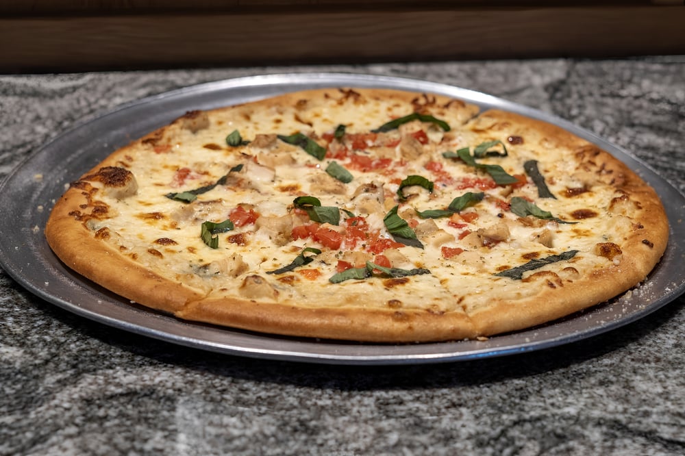 Chicken Alfredo Pizza