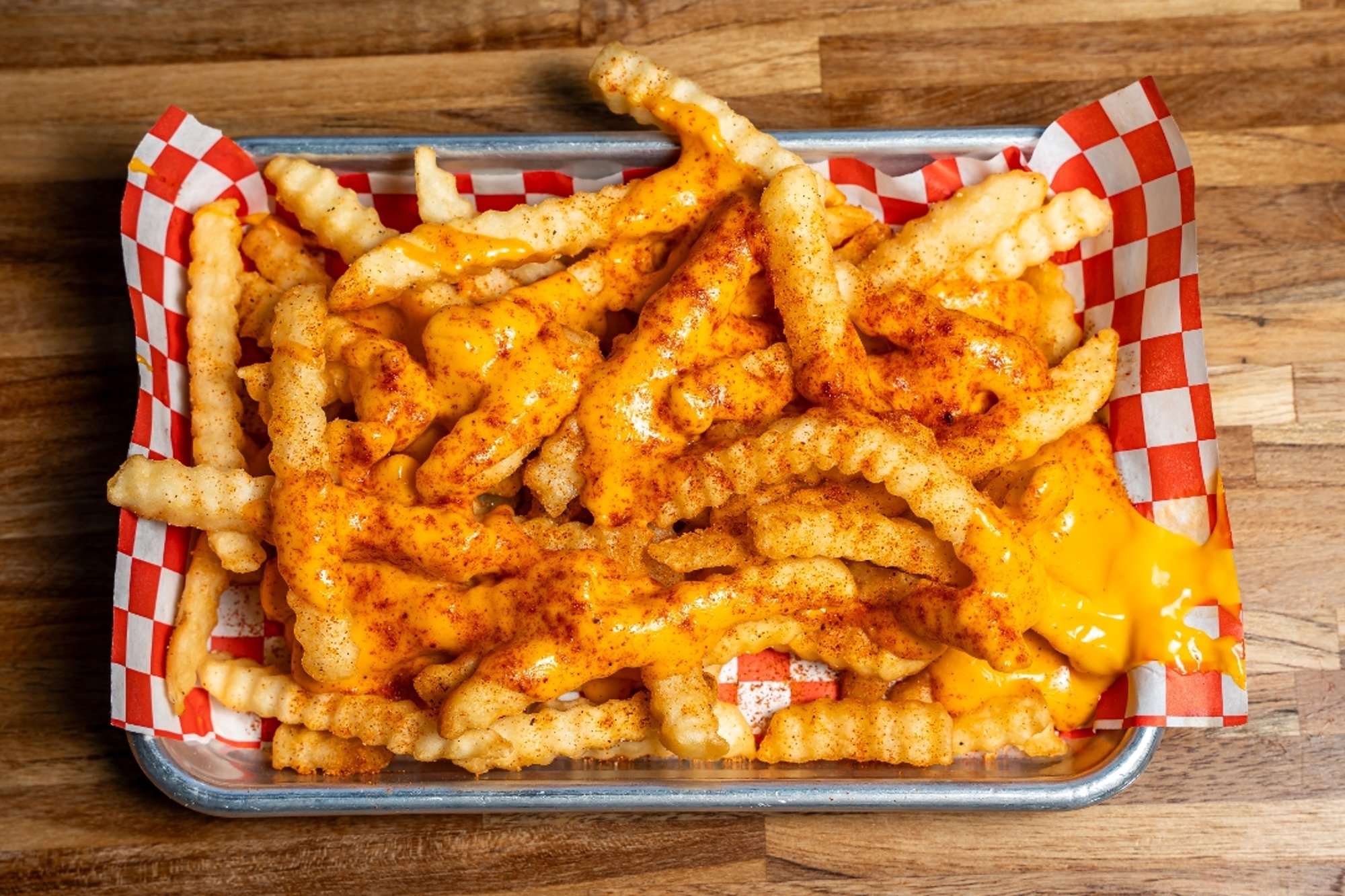 SPICY Cheese Fries