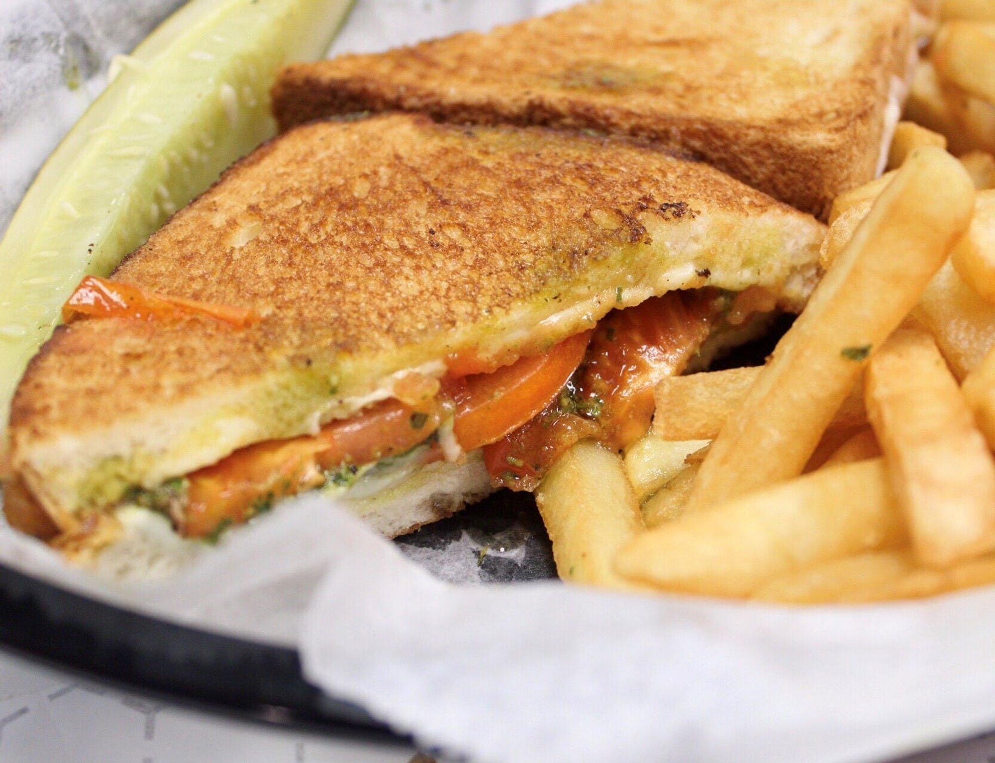 Caprese Grilled Cheese Sandwich