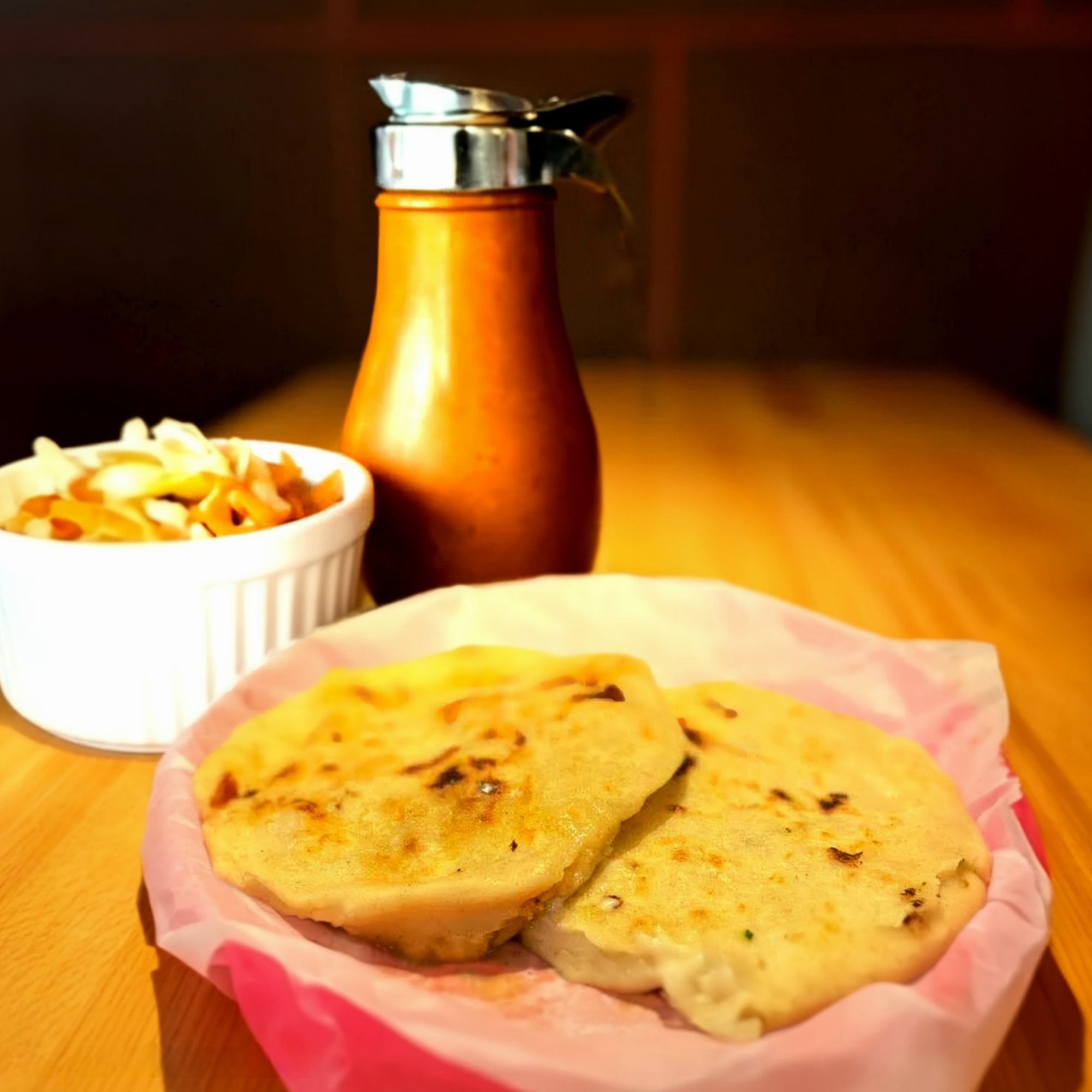 Espinaca con Queso Pupusa