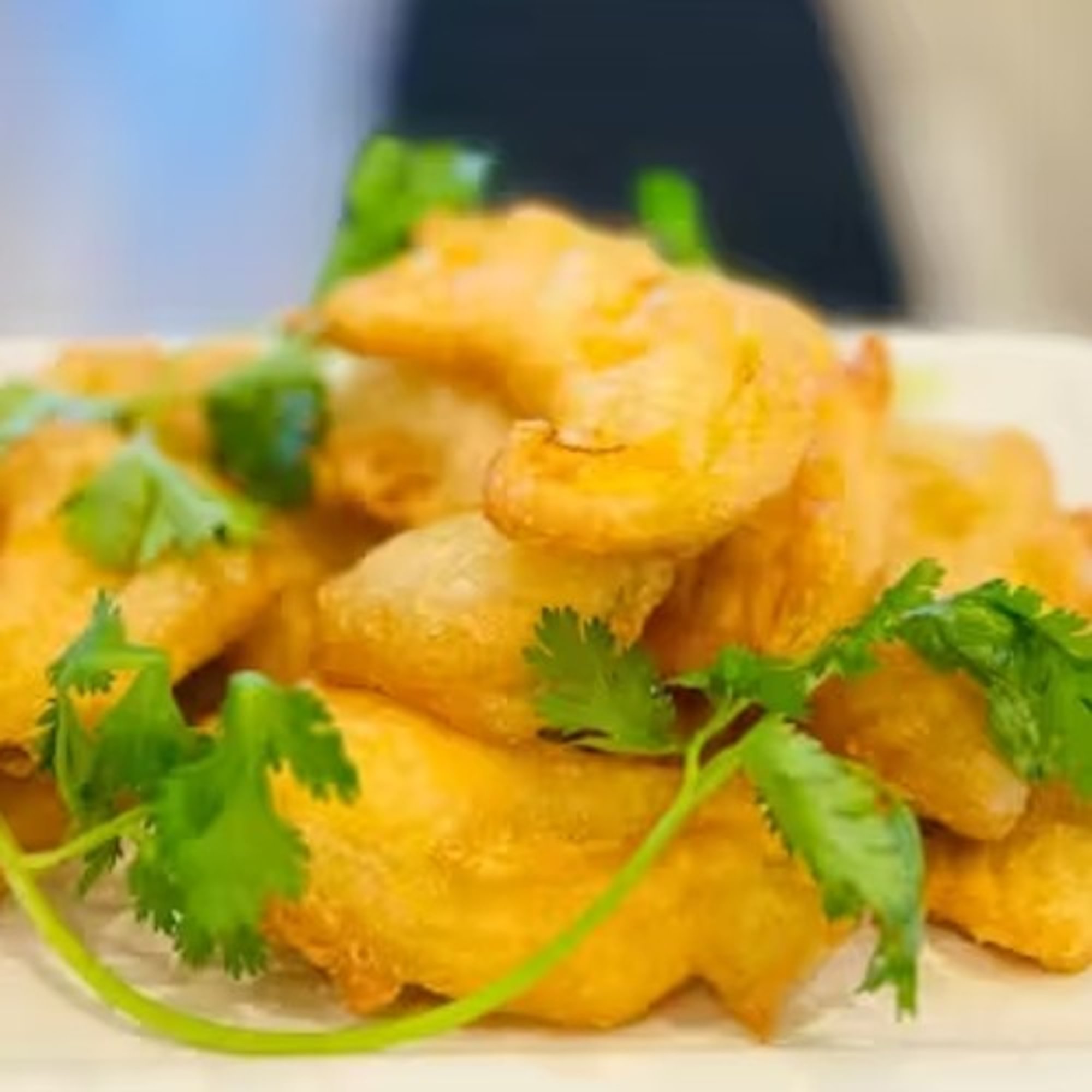 Fried Kabocha Pumpkin