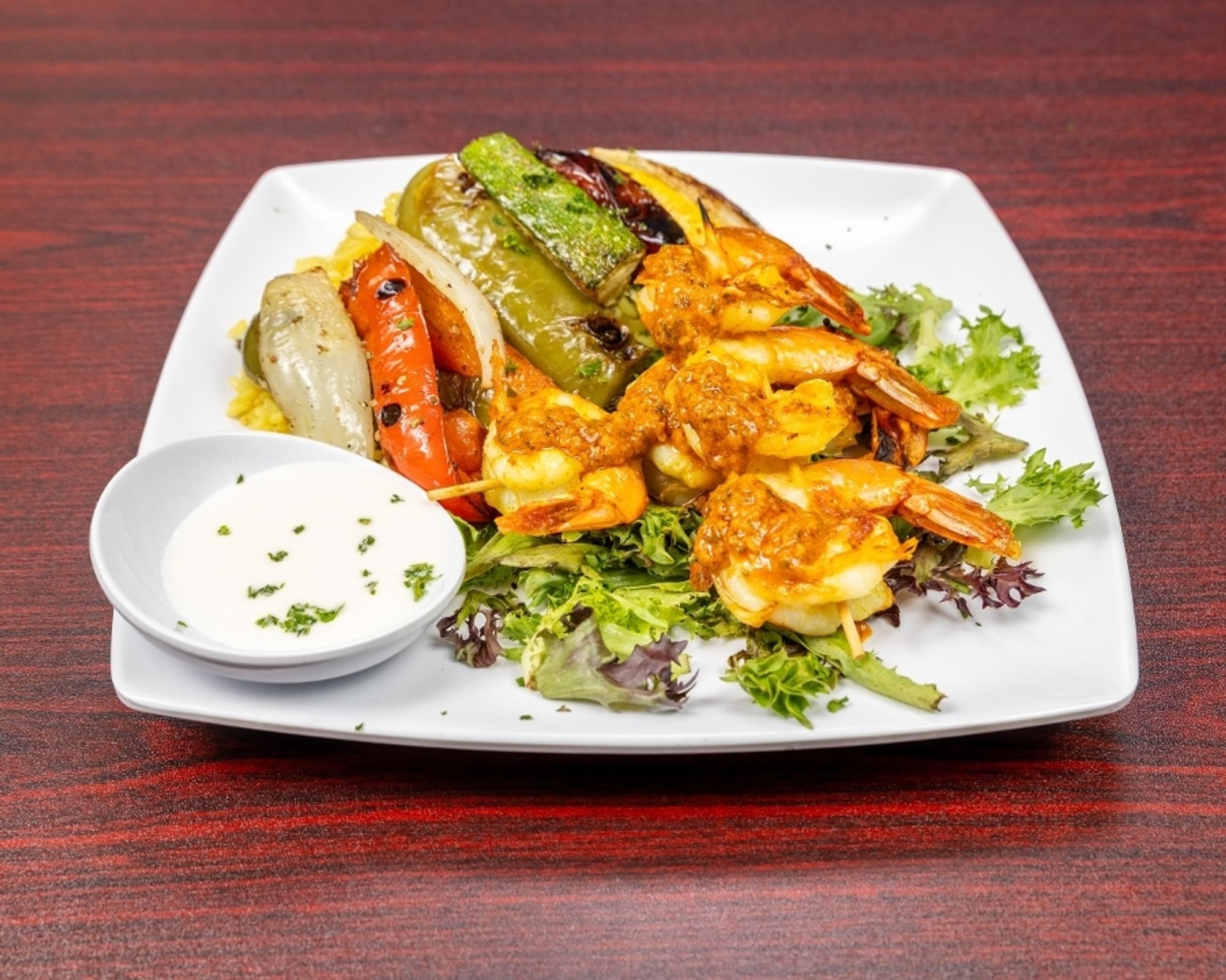 Shrimp kabob