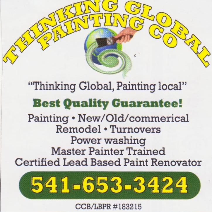 Thinking Global Painting Co. Logo