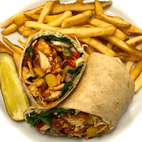 Boom Boom Chicken Wrap