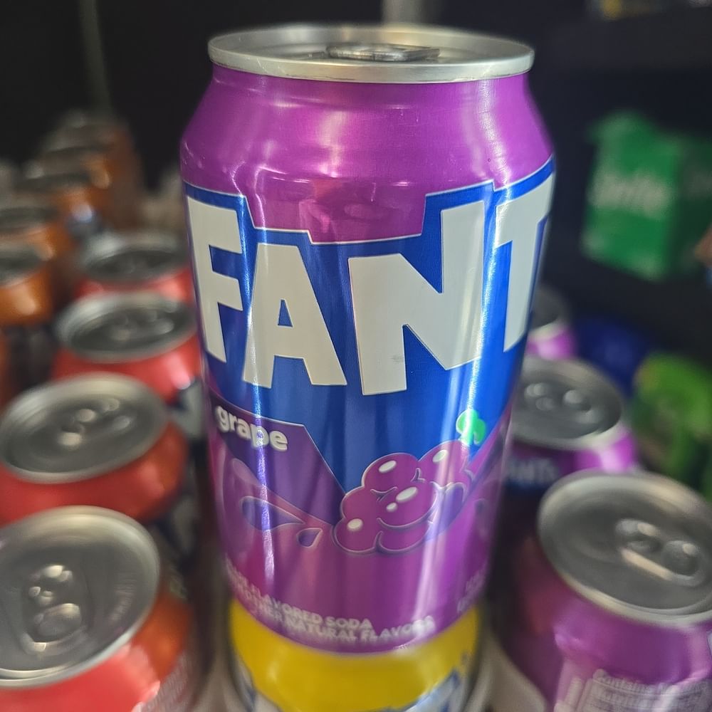 Fanta Grape Soda Can