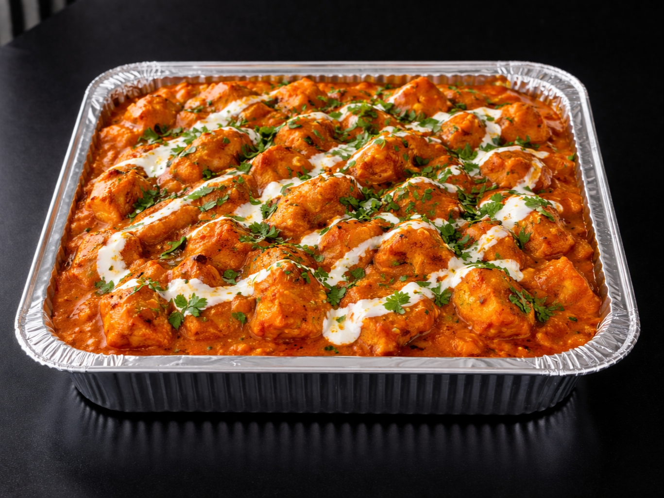 Elegant Butter Chicken Tray
