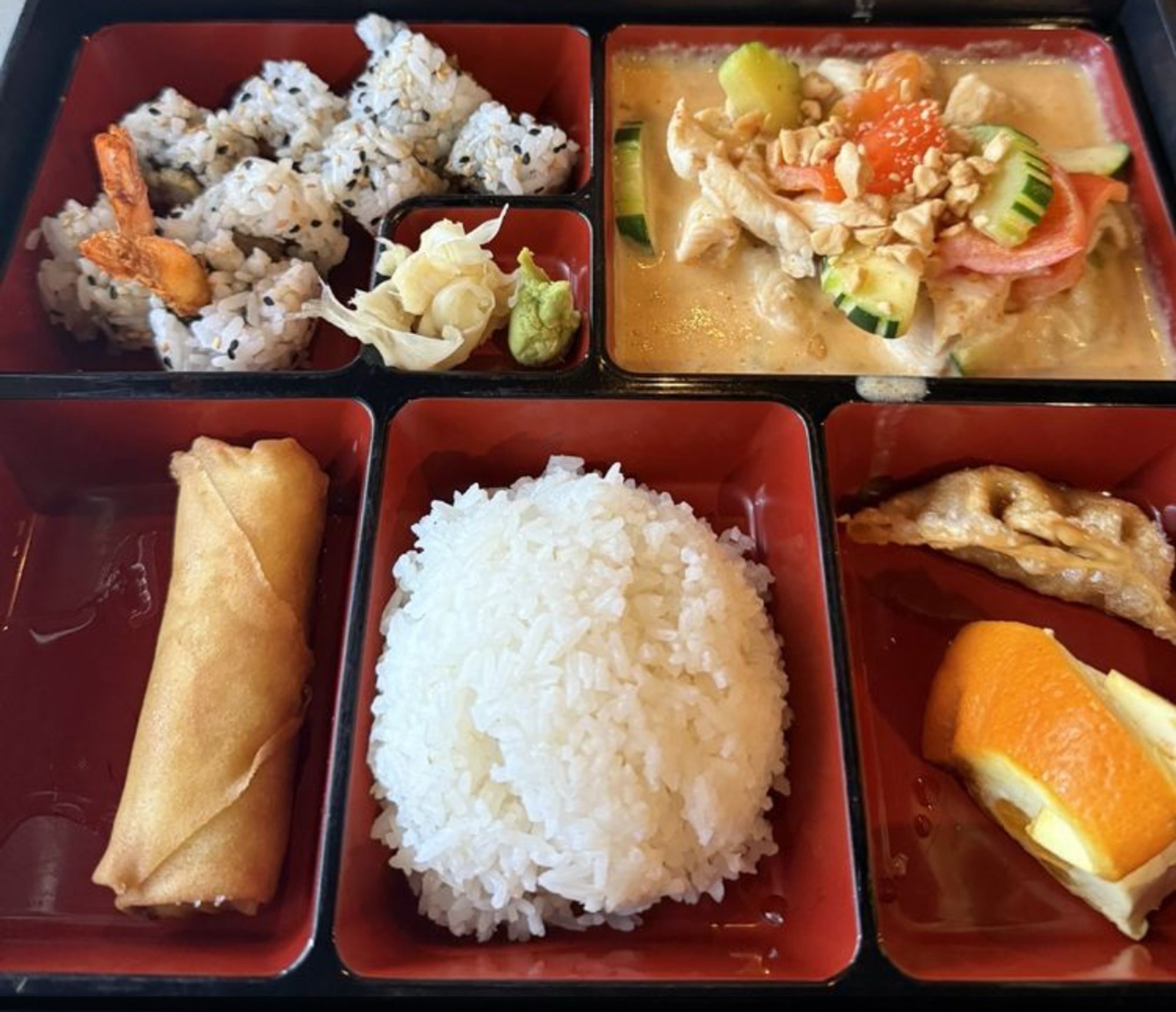 L Bento Box 2 Red Curry
