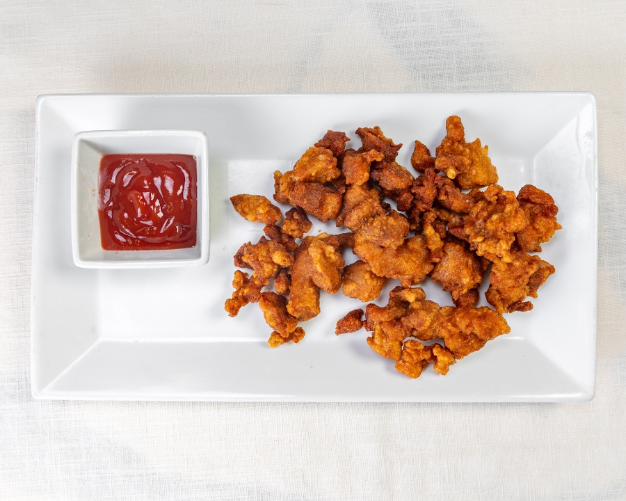 Popcorn Chicken Served W/ Ketchup