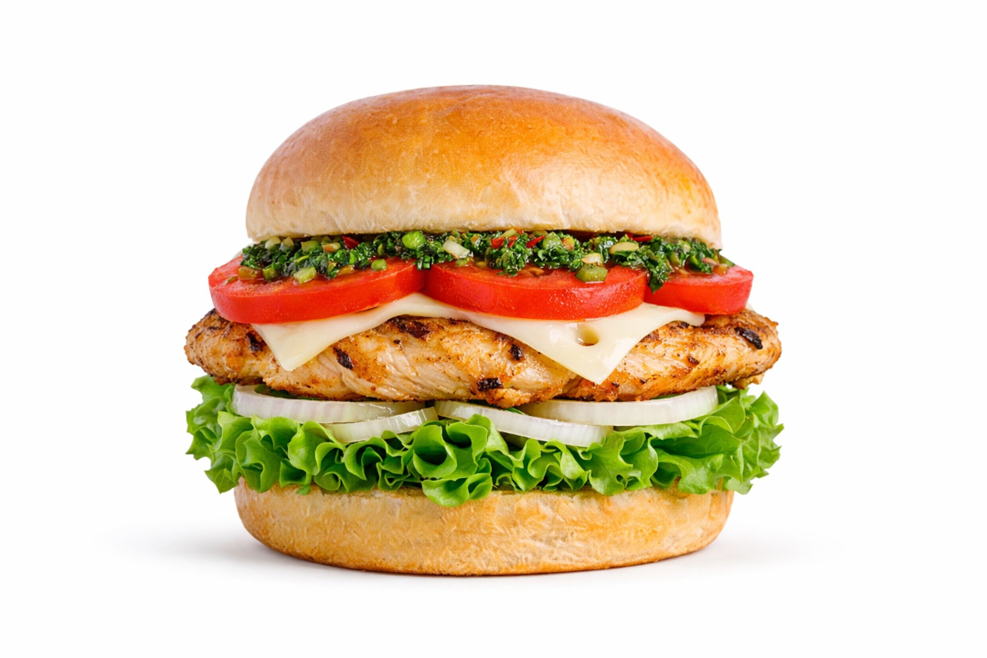 Burger Chicken Grilled