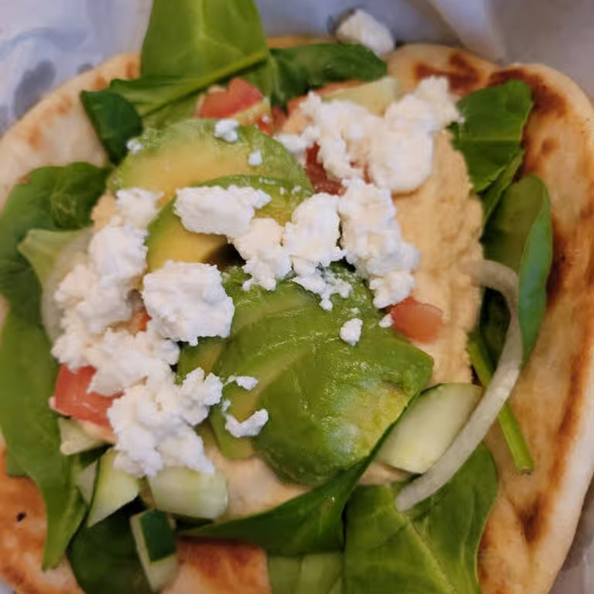 Greek Avocado Pita