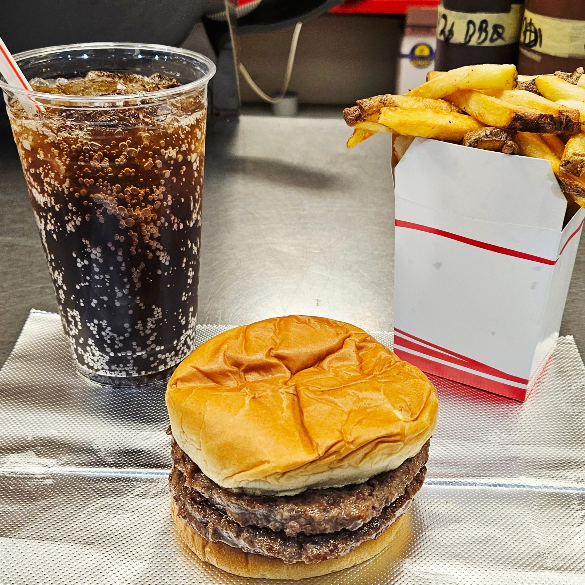 Double Hamburger Meal Deal