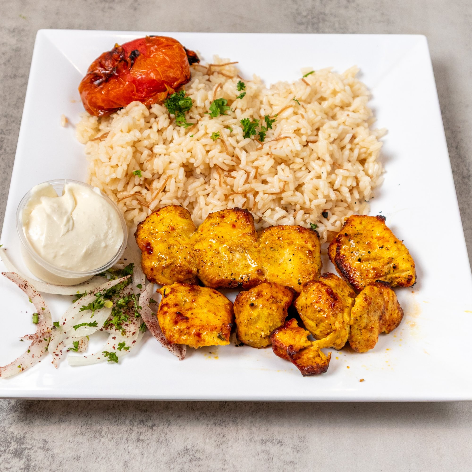 Shish Taouk Plate