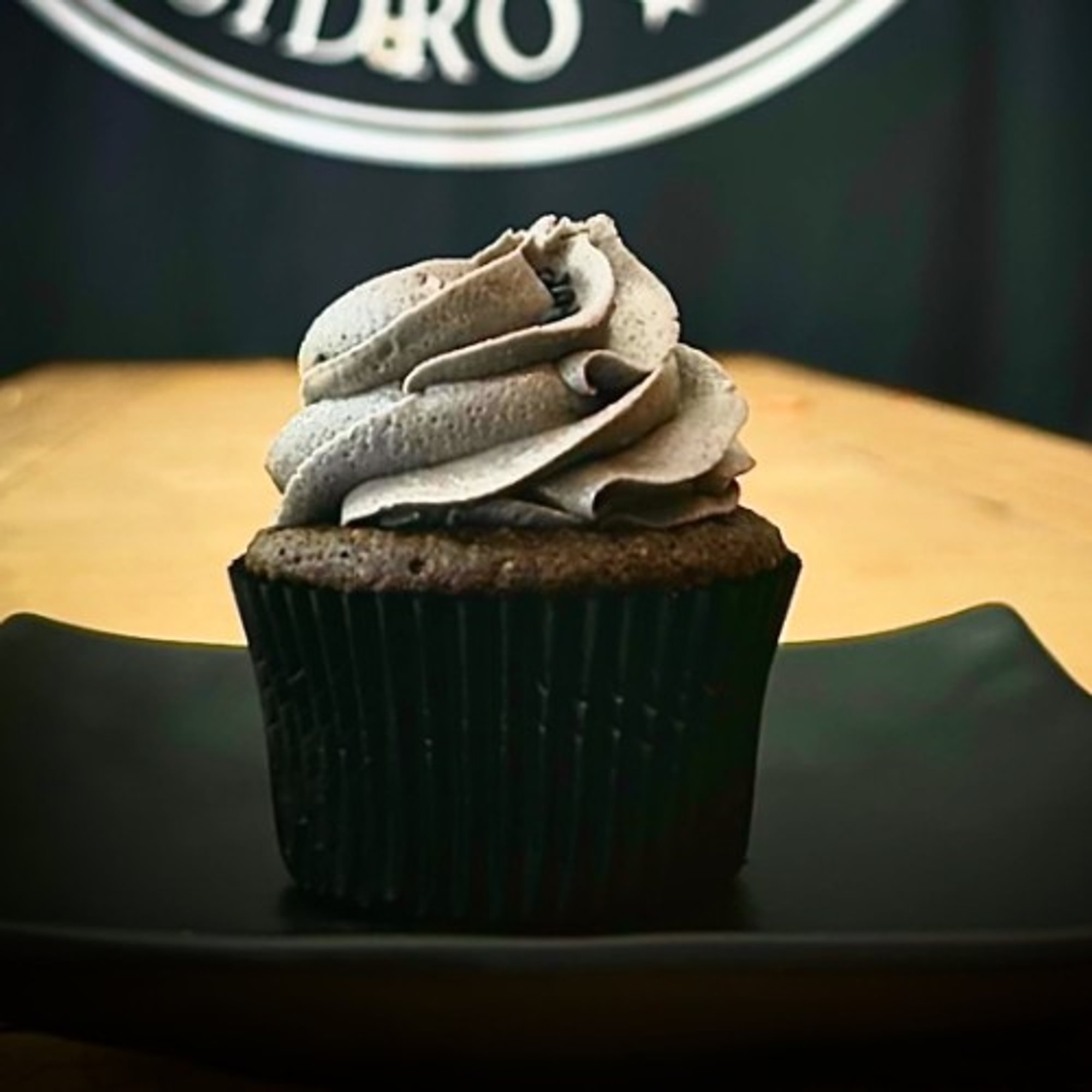 Vegan Black Sesame Cupcake (GF)