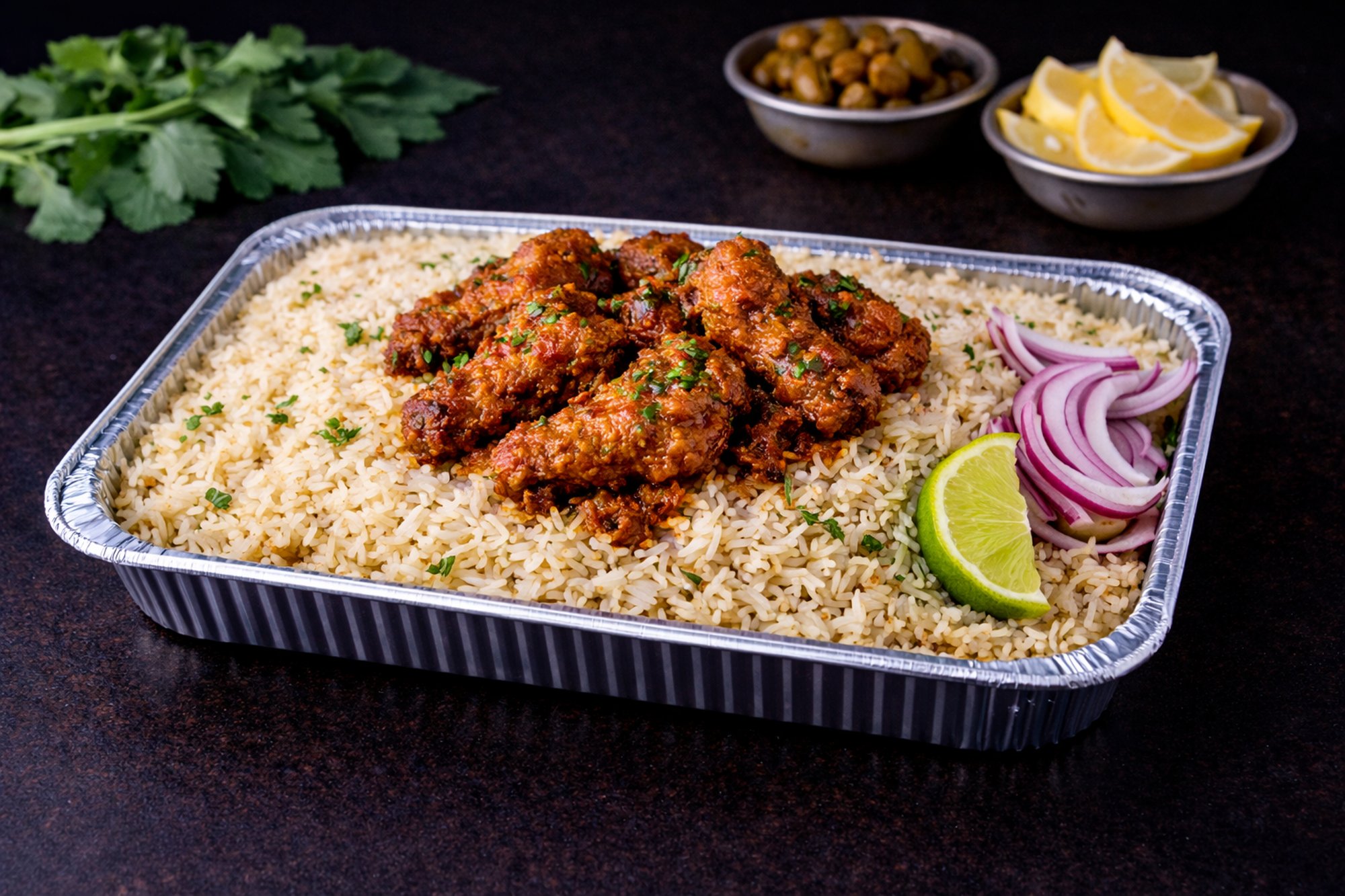 Family Pack Karimnagar Kodi Wings Pulao (Spicy Chicken Wings Pulao)