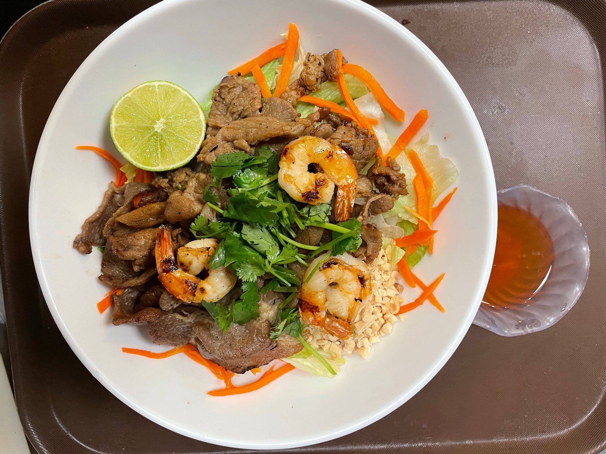 Bun Tom Thit Nuong (Prawn & Pork) Bowl