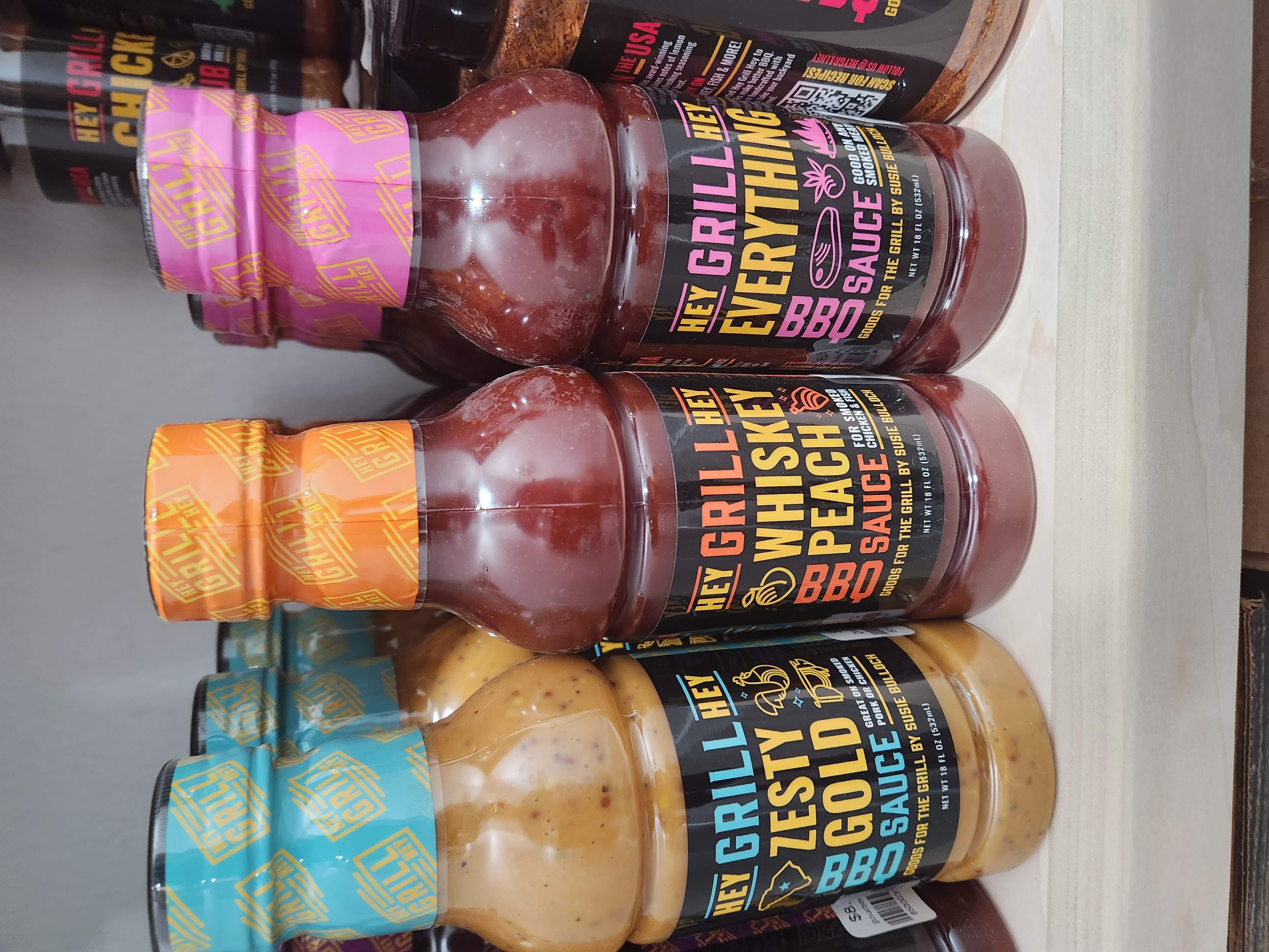 We carry Hey Grill Hey sauces in our store--check out the fresh flavor and great taste today.
