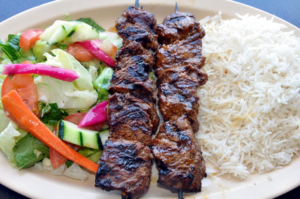 1B. Grilled Beef Kabob