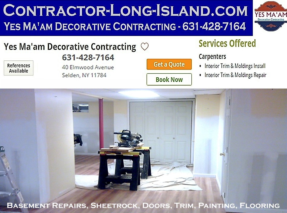 Basement Remodel | 631-428-7164 | Contractor Long Island