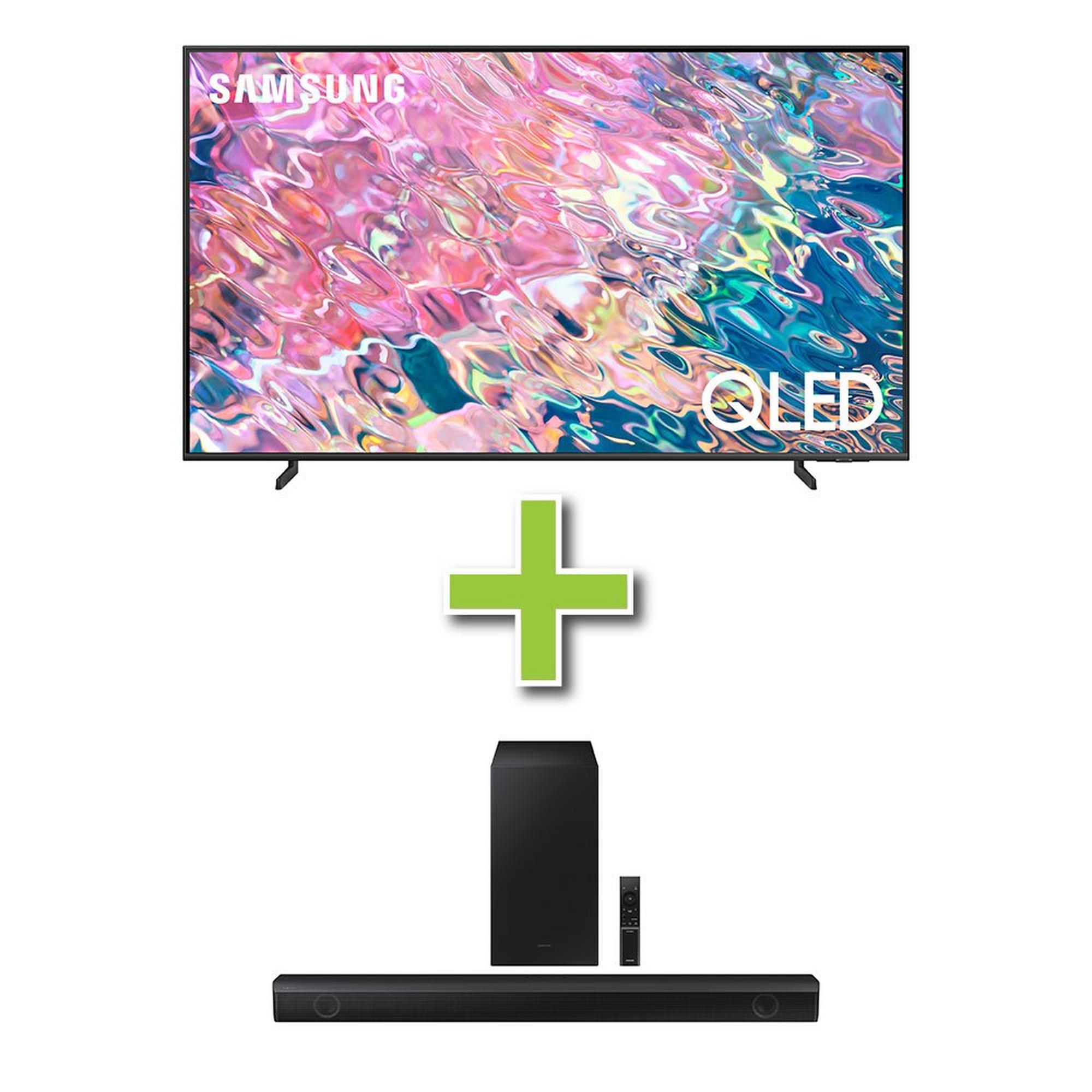 75" Samsung QLED 4K Ultra HD Smart TV & Samsung Soundbar