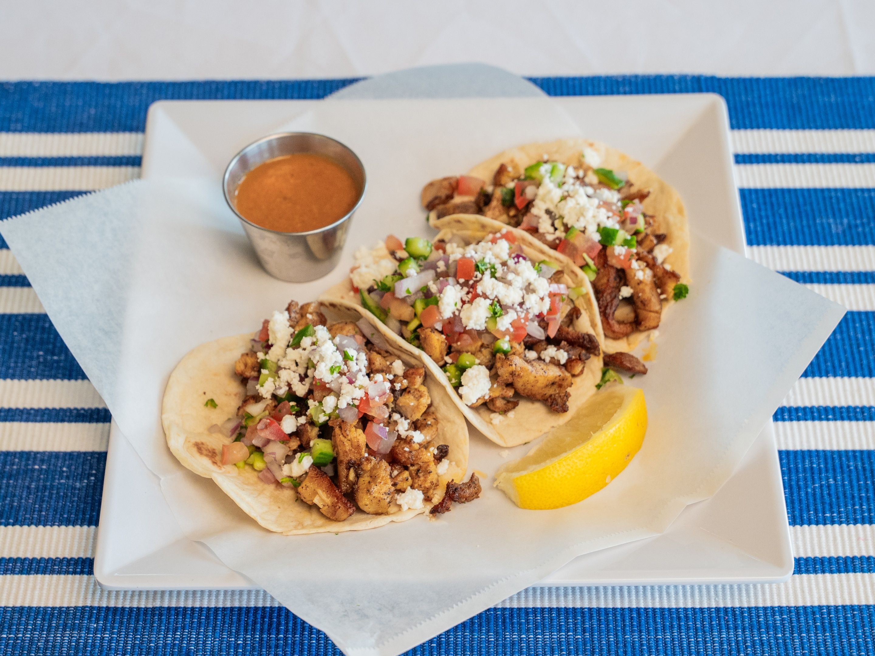 Greek Chicken Tacos